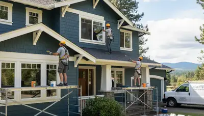 Professional house painting services in Spokane, WA for interior and exterior homes