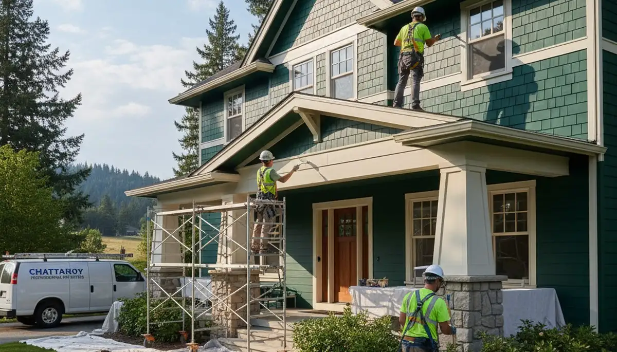 Professional painting service in Spokane, WA for residential interior and exterior house painting