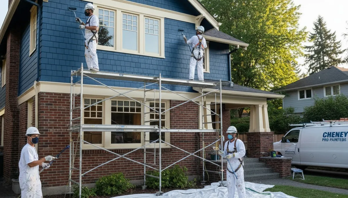Spokane, WA house painting service by professional painters for residential exterior and interior projects