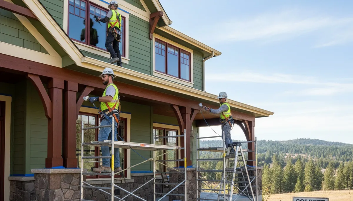 Spokane, WA painting contractor providing professional interior and exterior house painting services