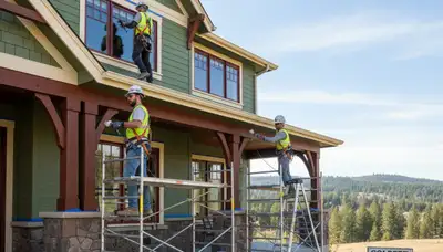 Spokane, WA painting contractor providing professional interior and exterior house painting services