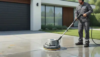 Concrete pressure cleaning for driveways and patios in Spokane, WA by Spokane Paint Pros