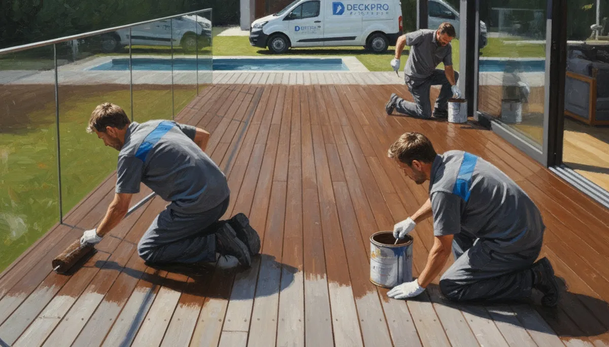Professional deck painting in Spokane, WA for durable four-season weather protection