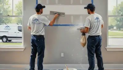 Drywall repair in Spokane, WA for cracks, holes, and water damage by Spokane Paint Pros
