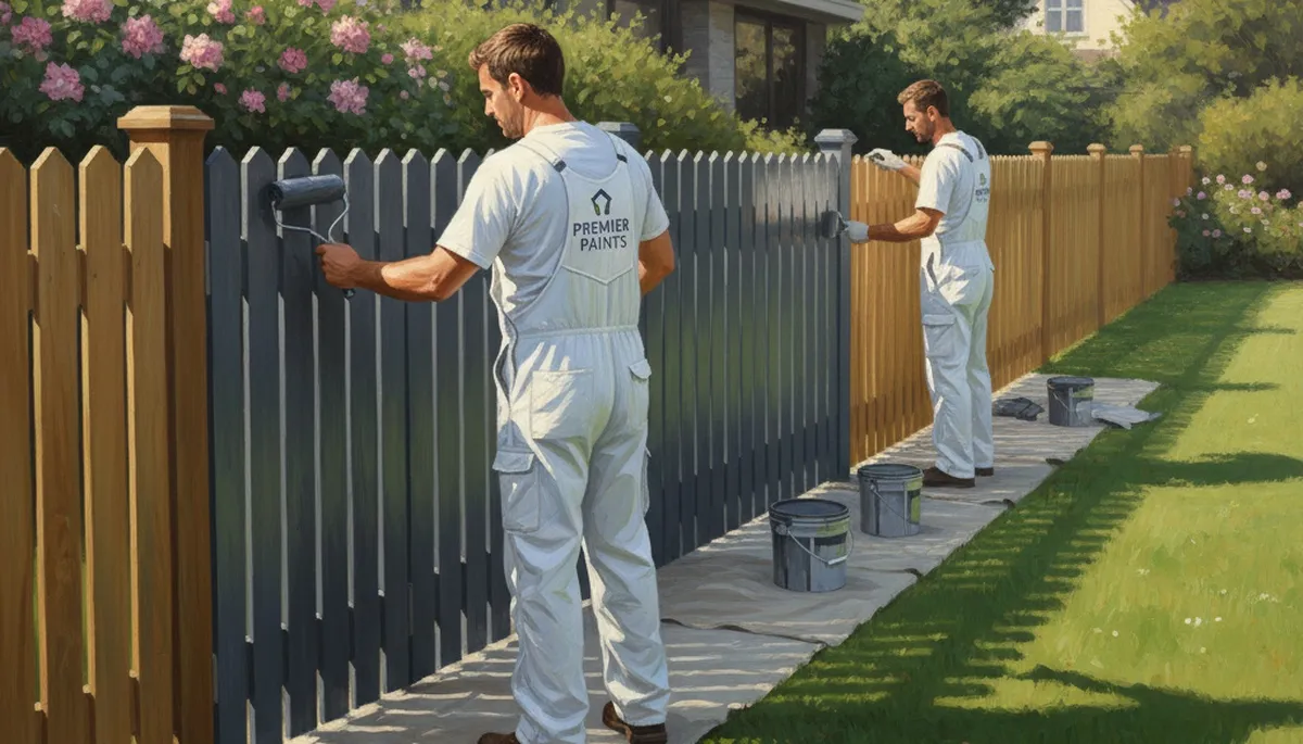 Fence painting in Spokane, WA for durable wood protection and curb appeal