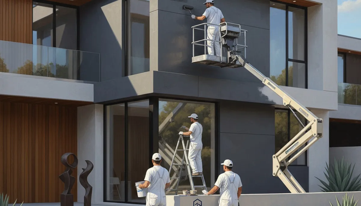 Spokane, WA house painting crew refreshing a home exterior for weather protection