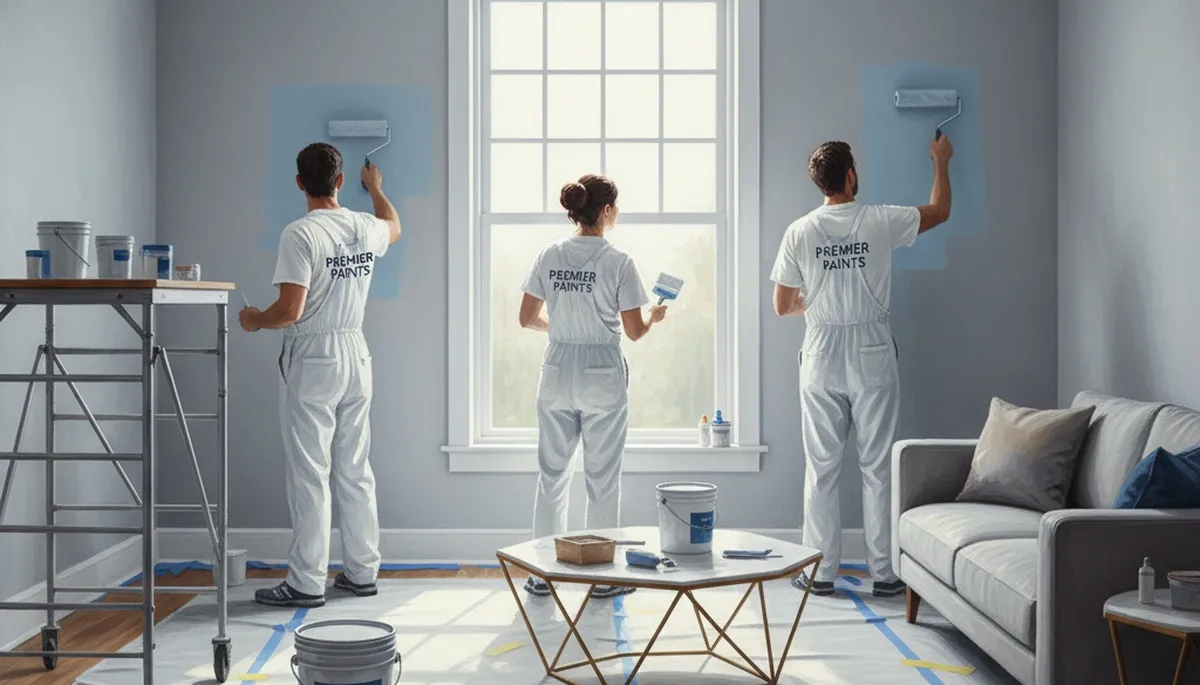 Interior house painting in Spokane, WA by Spokane Paint Pros for a clean, durable finish