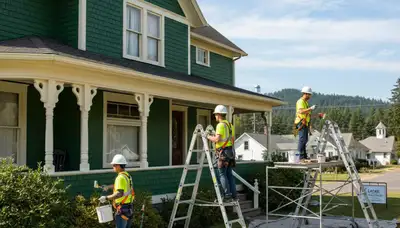 Painting contractor serving Spokane, WA with professional house painting services