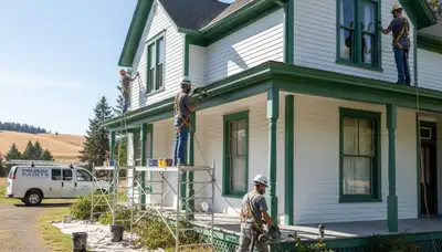House painting service in Spokane, WA for exterior and interior home painting projects