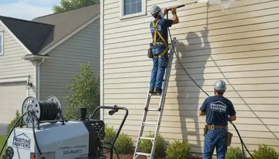 Vinyl siding pressure cleaning in Spokane, WA by Spokane Paint Pros, removing buildup and restoring curb appeal